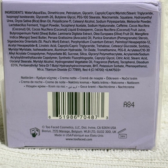 Too Faced Hangover Pillow Cream (1.52 oz) NEW - Picture 2 of 4